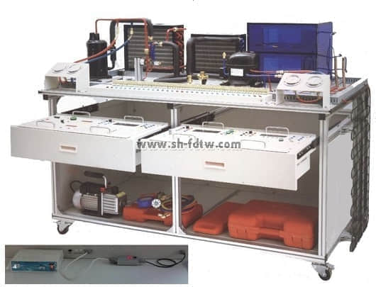南澗職中-TW-12KH型空調(diào)冰箱組裝與調(diào)試實(shí)訓(xùn)考核裝置(智能考核型)