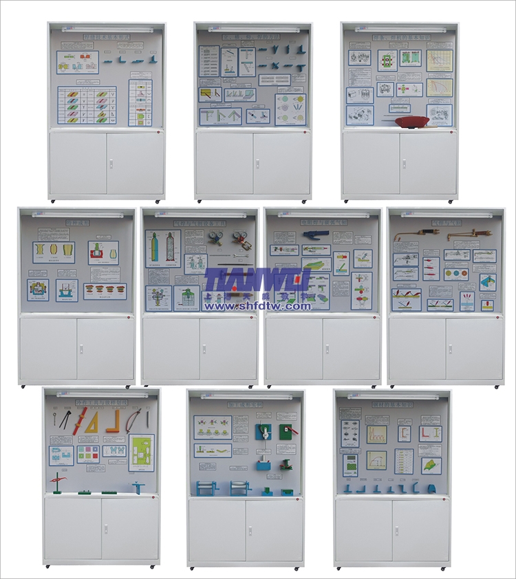 焊、鉚工工藝學(xué)示教陳列柜